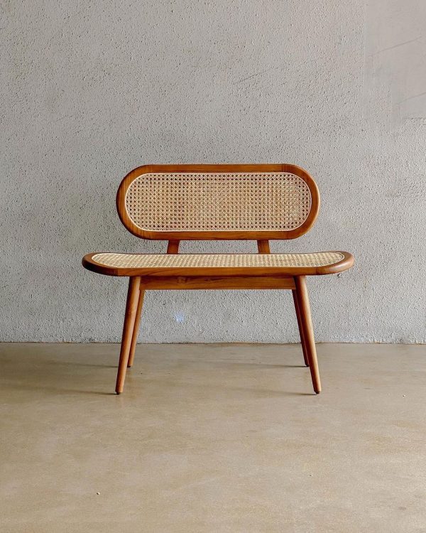 Jada bench rattan