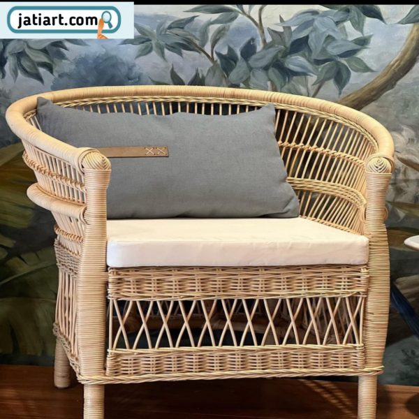 kursi rotan dengan sofa