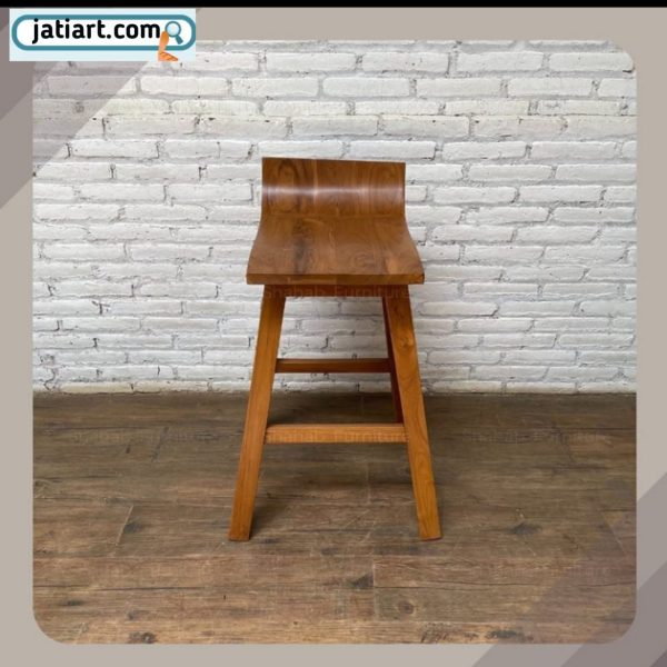 wooden bar stool
