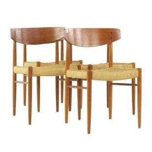 Kursi Kafe Mid Century Danish