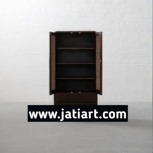 lemari jati dan rotan