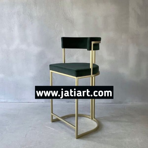 kursi gold velvet