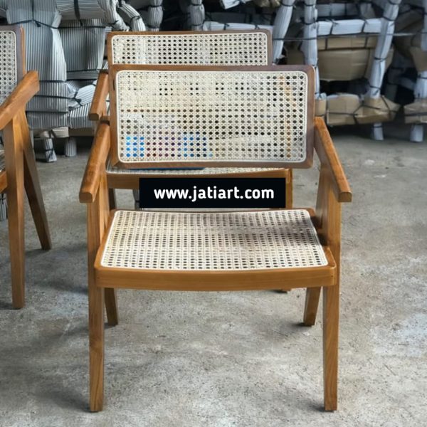 dining chair with rattan