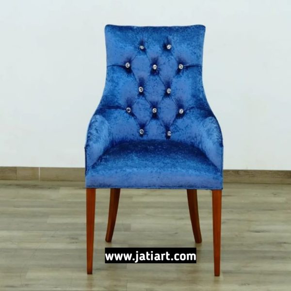 velvet dining chair