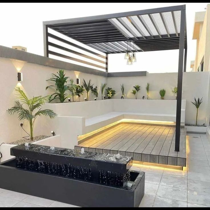 Desain Ruang Tamu Minimalis di Teras Depan